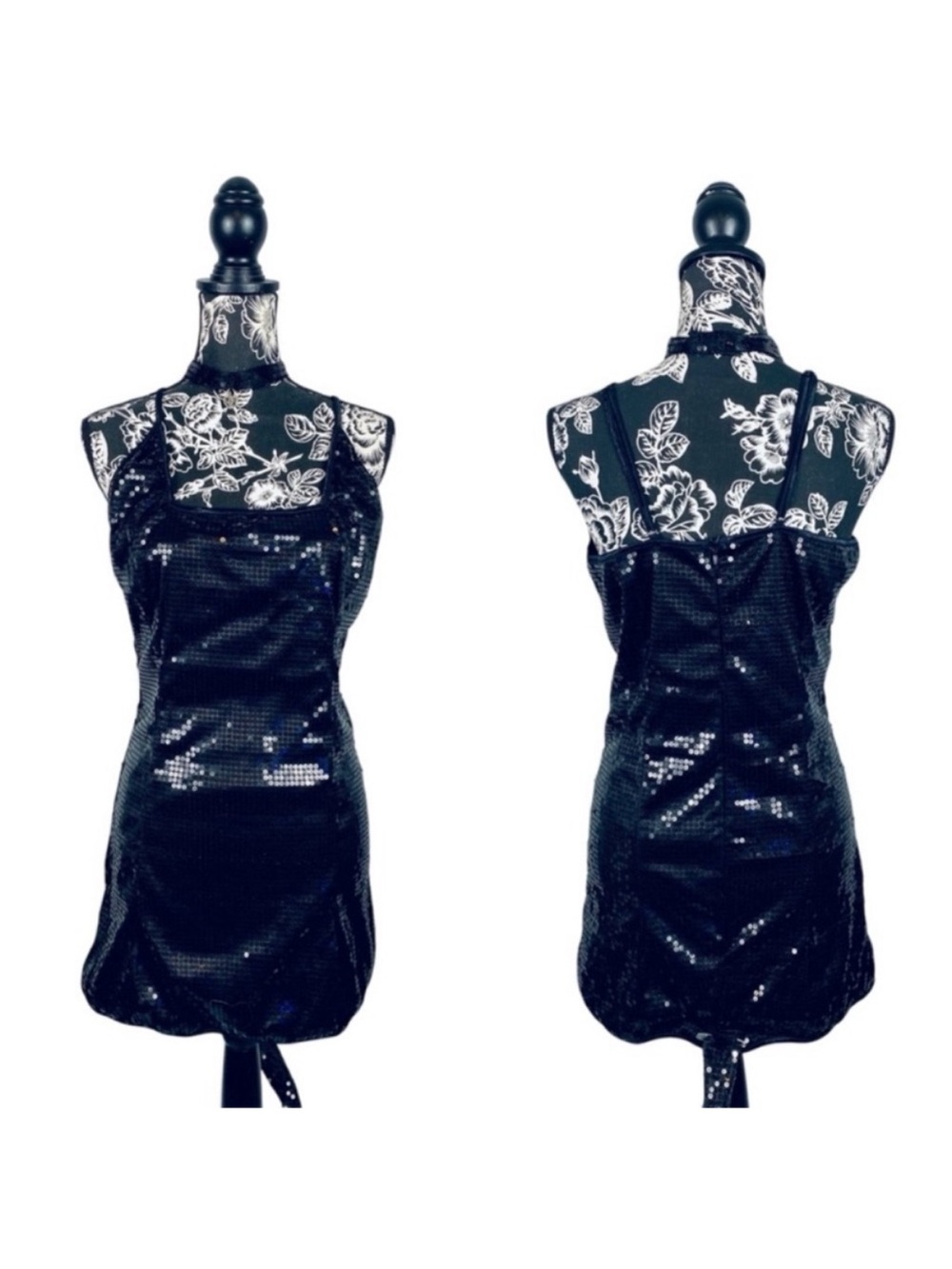 Music Legs Sexy sequined cat 3 piece set Halloween costume size M/L